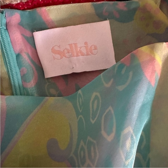 Selkie The Electric Lady Puff Organza Babydoll Mini Dress Size Medium - Picture 8 of 14